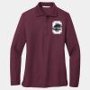 Women's Silk Touch Long Sleeve Polo Thumbnail