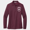 Women's Silk Touch Long Sleeve Polo Thumbnail