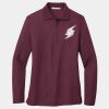 Women's Silk Touch Long Sleeve Polo Thumbnail